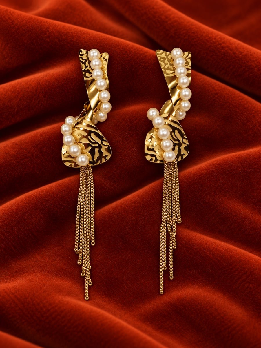 Aurelia Met Pearl Earrings