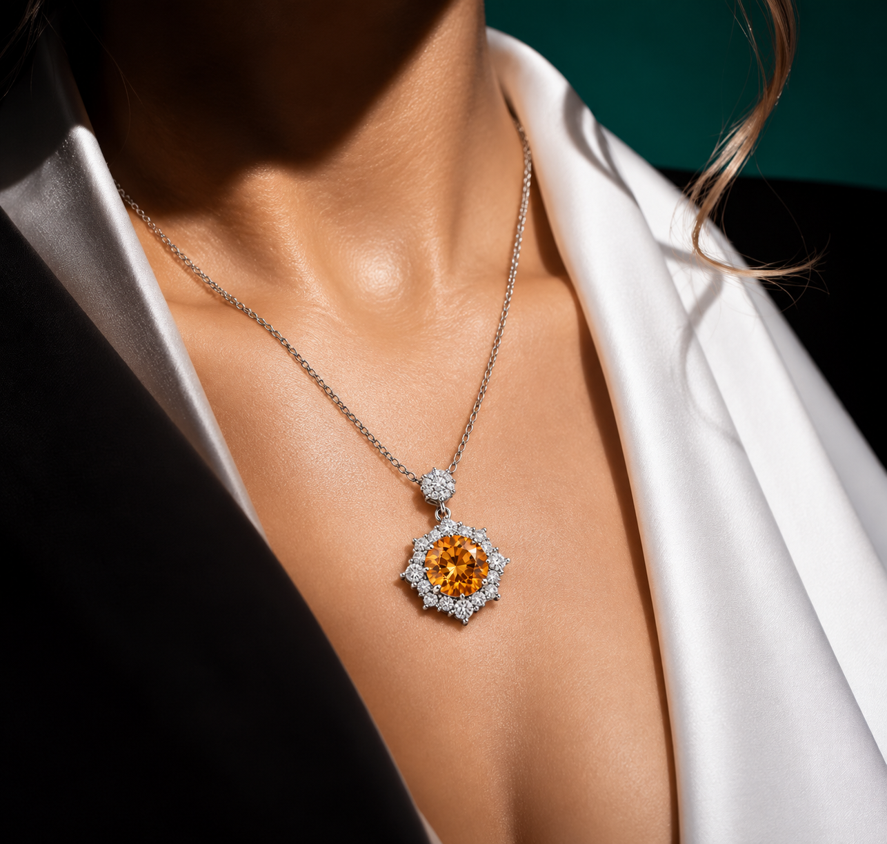 Zinnia Statement Pendant - Image 2