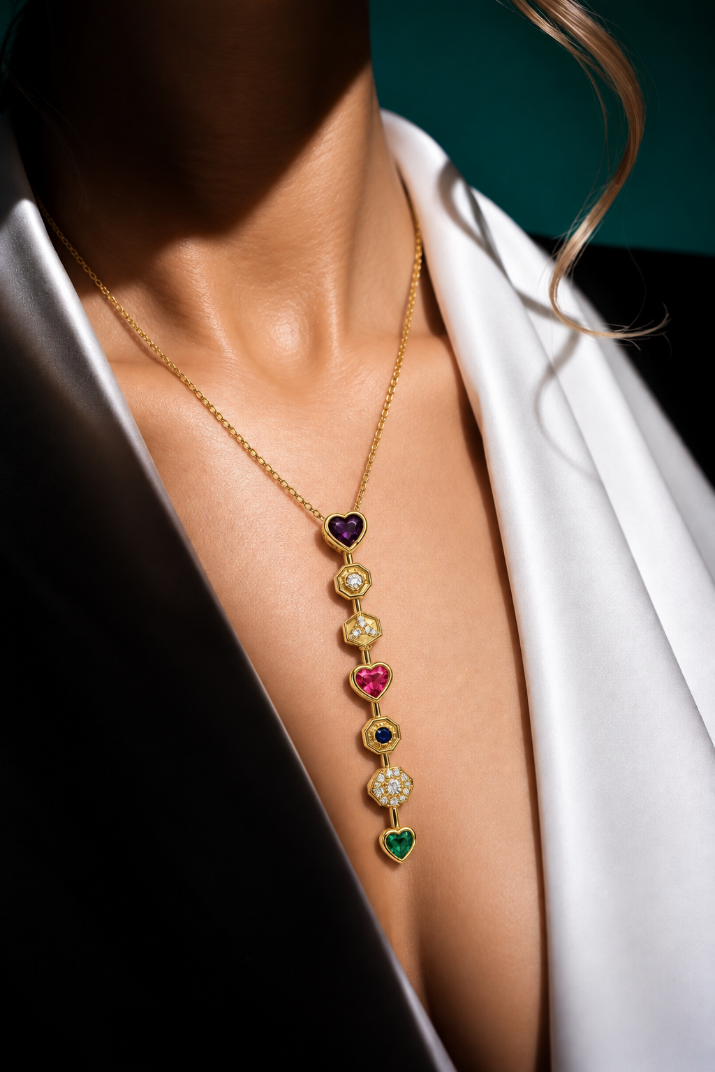 Irish Heart Statement Pendant - Image 2