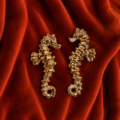 Aurelia Sea Horse Earrings