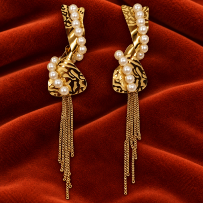 Aurelia Met Pearl Earrings