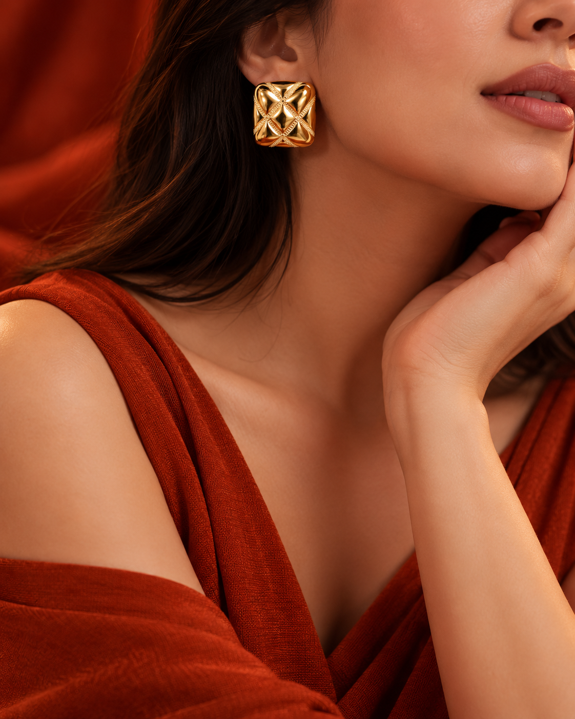 Aurelia Button-Up Earrings - Image 3