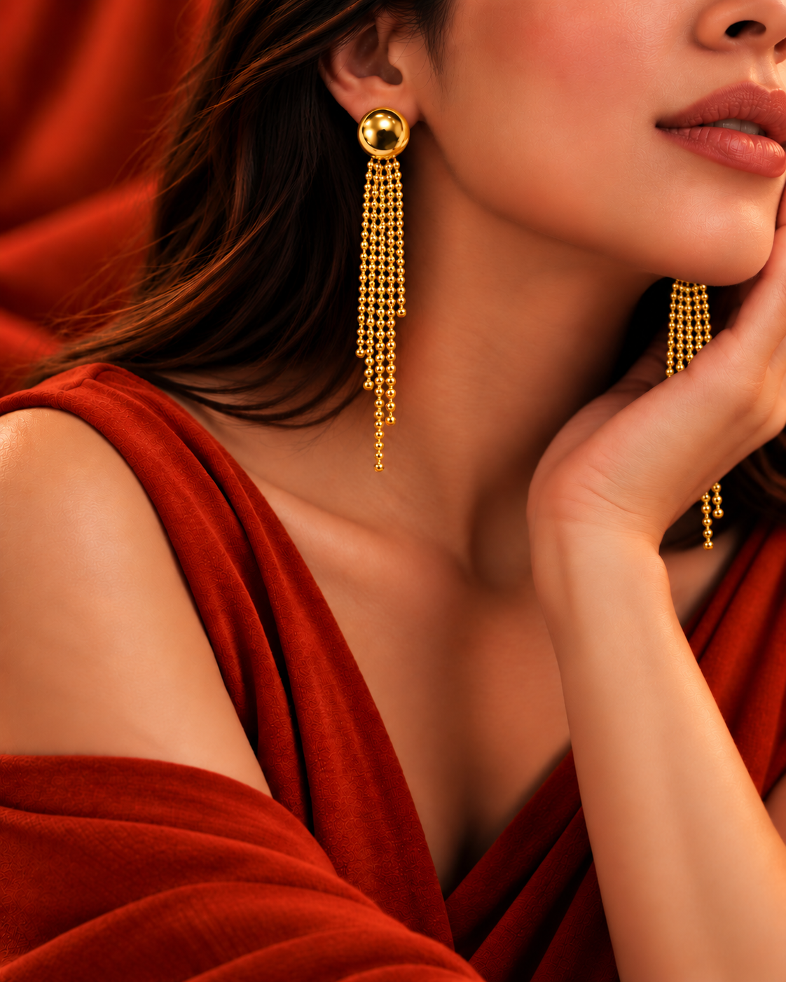 Aurelia Strings Earrings - Image 2