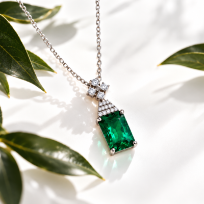 La Feuille Statement Pendant